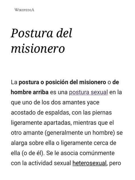 tijeras sexuales|Todo sobre la postura del misionero, el gran clásico del sexo